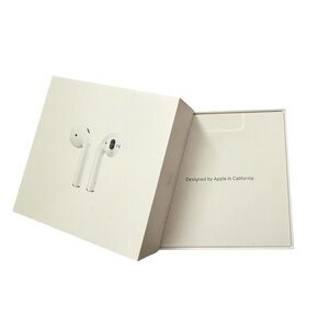 Apple White AirPods Retail Empty Box with Instructions